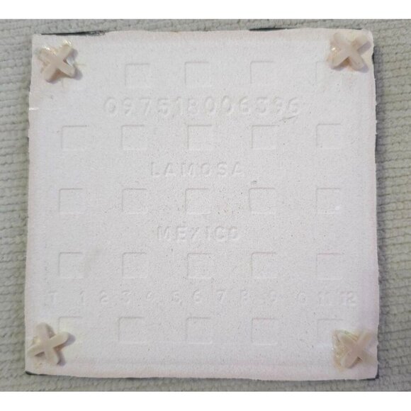 Lamosa Handcrafted Mexican Ceramic Tiles Vibrant Indigenous Art 4.25" x 4.25" - Picture 5 of 6